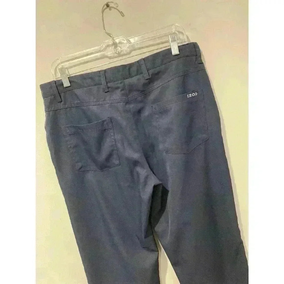 IZOD Men’s Golf Slim Fit Pants Navy Blue 33x32 - Picture 4 of 7